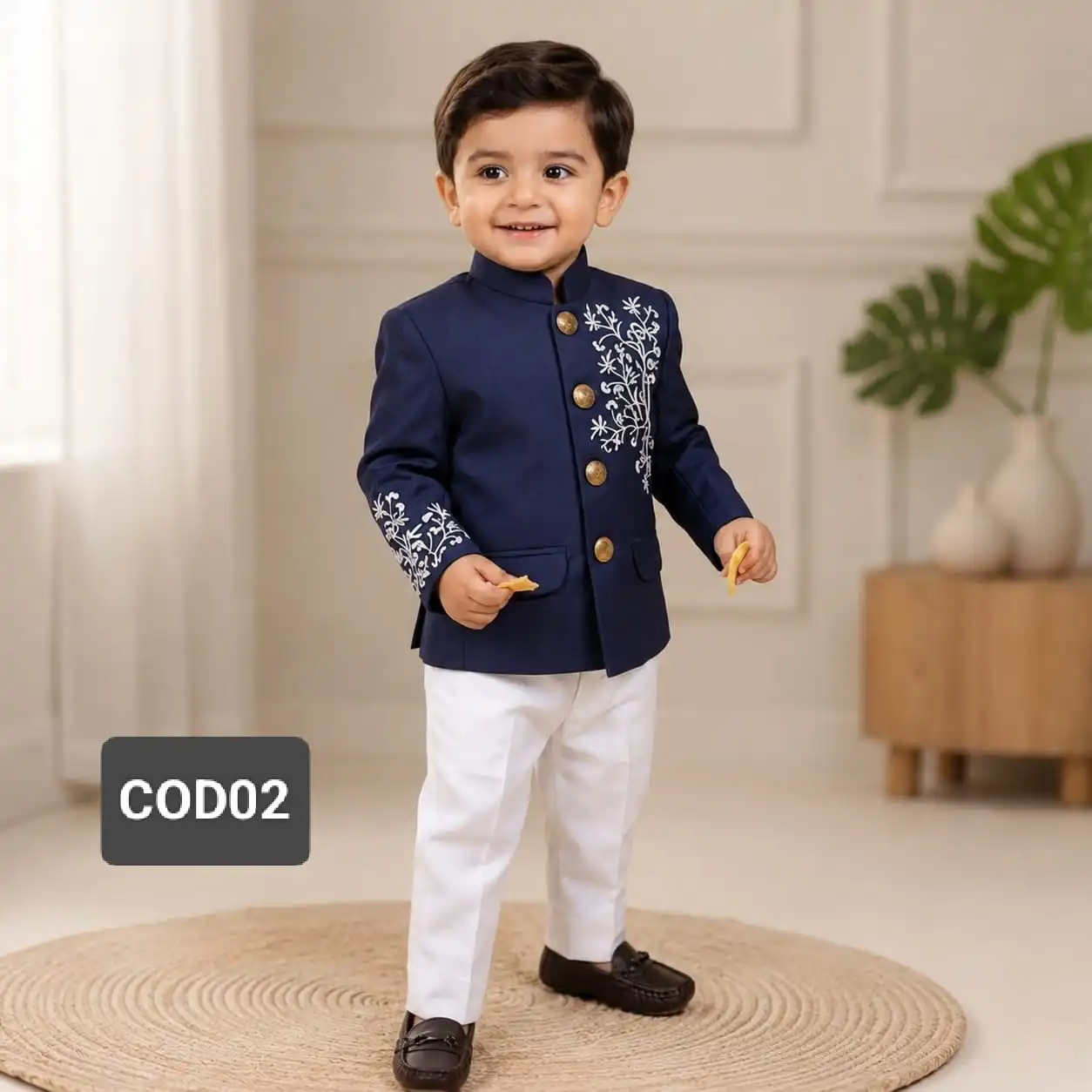 নেভি ব্লু কালার প্রিন্স কোট (Code 02 )