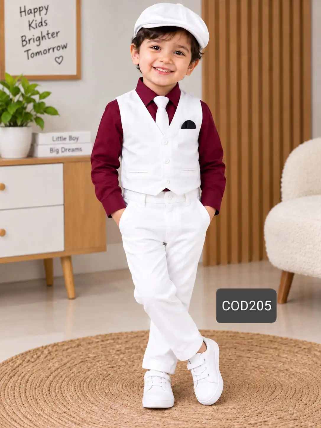 প্রিমিয়াম ৫ পিস পার্টি সেট-লং টাই (Cod 205)