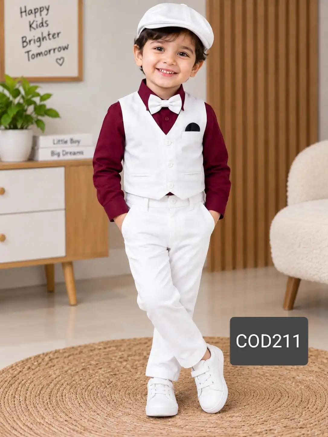 প্রিমিয়াম ৫ পিস পার্টি সেট-বো টাই (Cod 211)